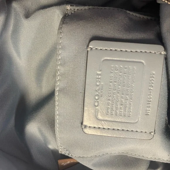 Coach Blue  Pebble Leather Mini Backpack - Picture 5 of 16